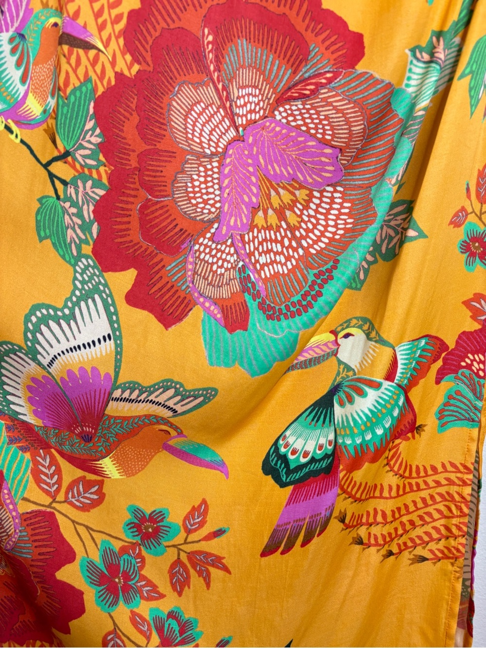 Farm Rio x Anthropologie Single-Shoulder Printed Maxi Dress - Picture 10 of 14